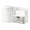 White, variant on Functional 360 turn Cosmetic Box With Secure Bottom For Access To Beauty Items