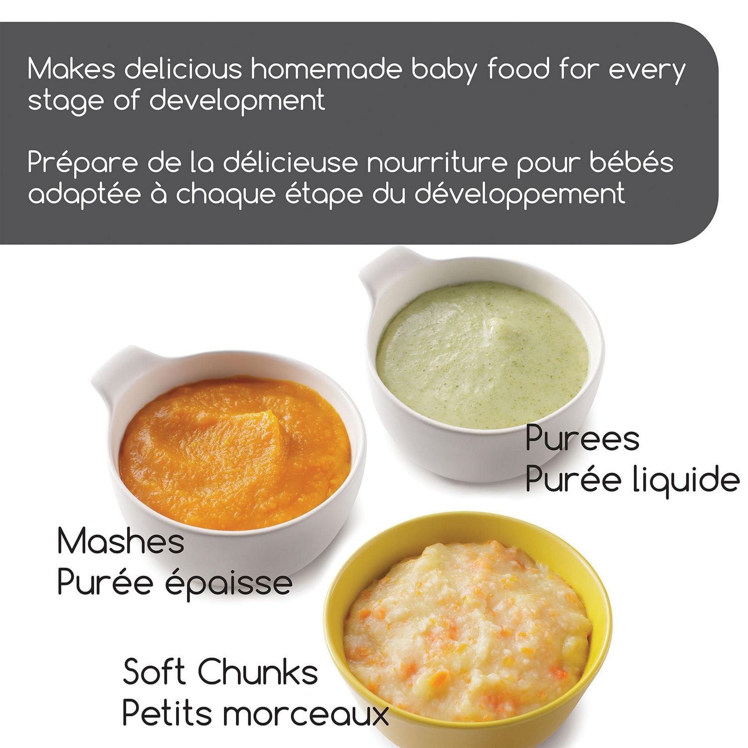 Baby Brezza One Step Baby Food Maker Deluxe, with Pouch + Funnel System - White