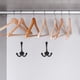 thumbnail image 2 of 10 ganchos de pared con tornillos, ganchos metálicos multifunción para colgar abrigos y toallas., 2 of 7