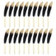thumbnail image 1 of Uxcell 20Pcs Plumas de Bolígrafos de Pluma, Tinta de 0.5mm, Varilla Vintage Plated, Plumas de Escritura para Oficina, Boda, Negro, 1 of 6