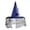 AD04-Blue, variant on Women'S Halloween Witch Hat Wide Brim Spire Funny Gothic Caps Hats Halloween Party Costumes Accessory Blue
