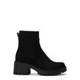 thumbnail image 4 of No Boundaries Women's Chelsea Boots with Knit Panel, 4 of 7