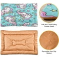 thumbnail image 2 of Coolnut Mermaid Unicorn Pet Bed for Small/Medium Dogs Cat | Pet Mat for Dog Cat Crates | Durable Polyester and Non-Slip Bottom Pet Bed, 24x36in Home Decor, 2 of 6