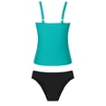 thumbnail image 7 of BOOMNY Womens Leakproof Tankini Sets 2 Peice Menstrual Swimsuit For Women Solid Color Swimwear Lightweight Low Rise Cozy Soft Bathing Suits, 7 of 7