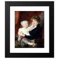 thumbnail image 2 of Benjamin West 12x14 Black Modern Framed Museum Art Print Titled - Mrs Benjamin West II with Her Son Benjamin West IIi, 2 of 5