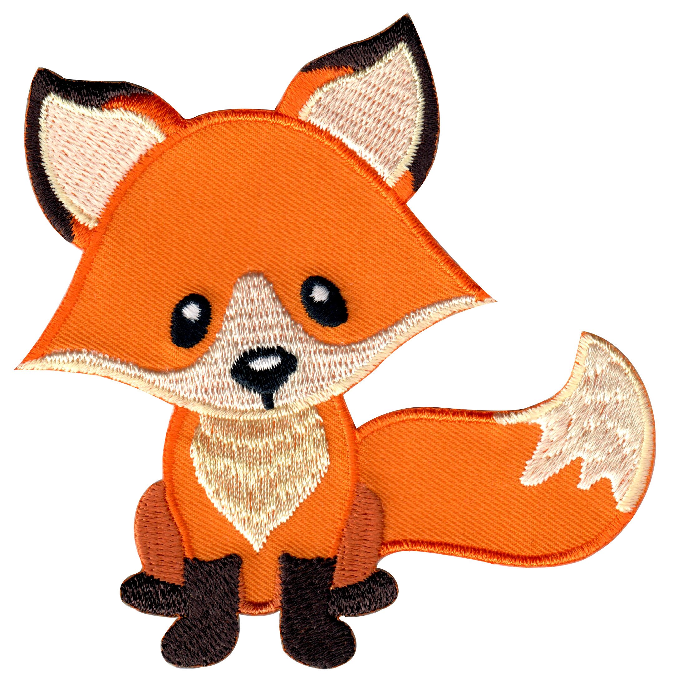 PatchMommy Fox Patch, Iron on / Sew on Appliques for Kids Children
