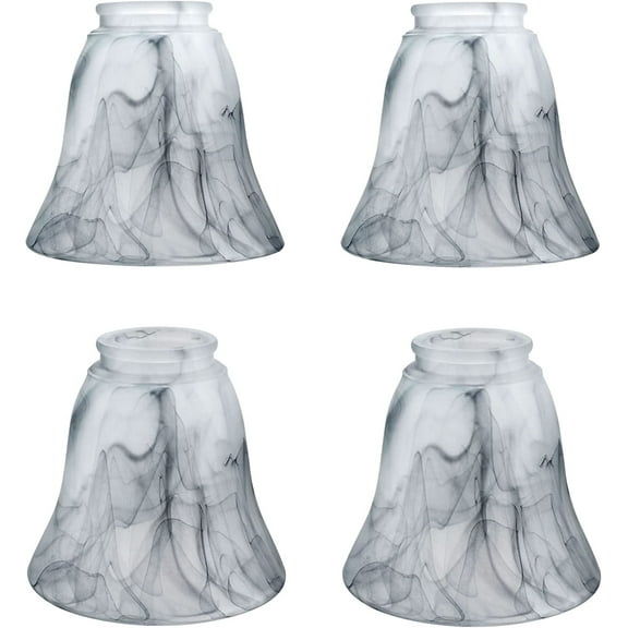 Aspen 3-Light Creative Smoky Alabaster Replacement Glass Shade