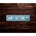 thumbnail image 2 of Beach Bum Way Coastal Theme Street Sign 16" x 4" Funny Tin Sign Shore Home Indoor Outdoor Pool Deck Decor (BeachBumStreet), 2 of 5