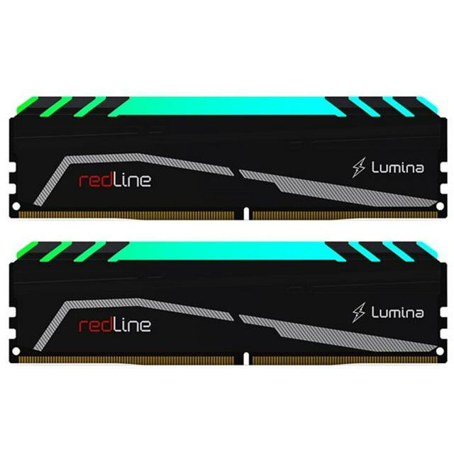 Mushkin Amélioré MLA4C320GJM16GX2 Redline 32 Go 288-Pin DDR4 SDRAM DDR4 3200 Pcs4 25600 Kit de Modèle de Mémoire de Bureau, Rouge