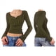thumbnail image 3 of Blusa de Larga con Estampado de Hadas Grunge para Mujer, Estilo Otoño Y2k, con Cuello Cuadrado y Encaje, Estilo Vintage, Estilo Entallado. Verde M, 3 of 7