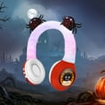 thumbnail image 4 of Bluetooth Headphones for Kids, Halloween Fluffy Spider Wireless Headphones, Volume Reduced Kids Foldable Earphones for School, Home, or Travel, 4 of 5