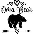 thumbnail image 3 of CafePress - Oma Bear Grandma Gift - Women's Short Sleeve Print T-Shirt and Pants Light Cotton Pajama Set, 3 of 7