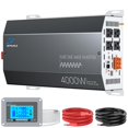 thumbnail image 1 of Inversor de corriente ZETAWALE 4000 W, onda sinusoidal pura, 48 V DC a 120 V AC, 1 of 8