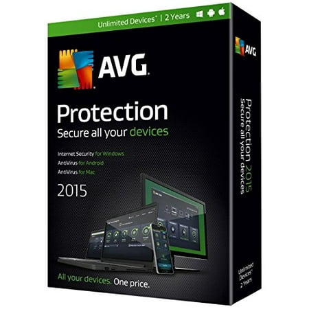 AVG Protection 2015, For PC/Mac/Android, 2-Year