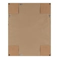 thumbnail image 3 of Kate and Laurel Scoop Rectangle Wall Mirror, 26 x 32, Cherry, Traditional Dark Bathroom Mirror, 3 of 8