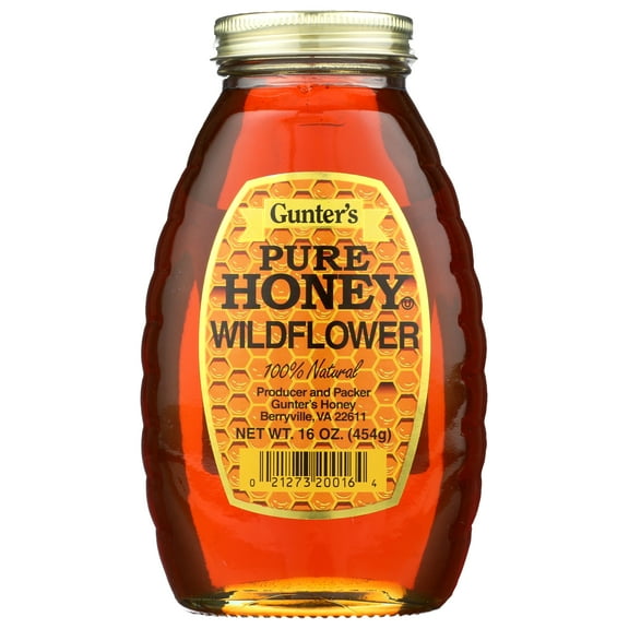 Gunter's Pure Wildflower Honey, 16 Oz