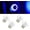 Blue, variant on 4PCS USB LED Car Interior Atmosphere Lamp, Portable Mini Car LED Night Light Decoration, Plug-in USB Automotive Ambient Lighting Kit, Universal for Cars SUVs Trucks RVs Multicolor