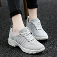 thumbnail image 2 of Women's Jazz Shoes Lace-up Sneakers Modern Dance Shoes Air Cushion Athletic Platform Walking Dance Shoes, 2 of 5