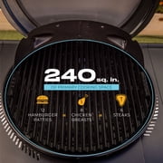 Charbroil Bistro Pro™ Electric Grill & Griddle + Charcoal Mode, Black