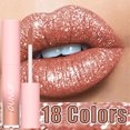 thumbnail image 2 of 18 colores diamante brillo de labios brillo mate brillo líquido lápiz labial impermeable Color perla brillo de labios Sexy tinte de labios Cosmeti, 2 of 5