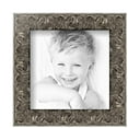 thumbnail image 2 of ArtToFrames 6" x 6" Silver Picture Frame, 6x6 inch Silver Wood Poster Frame (WOM-4993),  Pack, 2 of 7