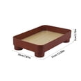 thumbnail image 2 of Scandinavian Style Entrance Tray Living Room Coffee Table Aromatherapy Storage Tray Wooden Desktop Organizer Tray Key Storage, 2 of 6