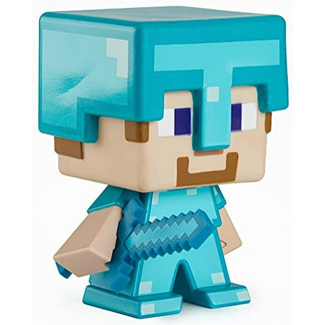Figura de edición especial de Minecraft 2021 MATTEL Steve con arma gigante