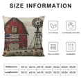 thumbnail image 5 of Shiartex 4th of July American Flag Decorative Throw Pillow Cover, Patriotic America Farm USA Farmhouse Home Decor Cushion Case for Sofa Couch White, 5 of 5
