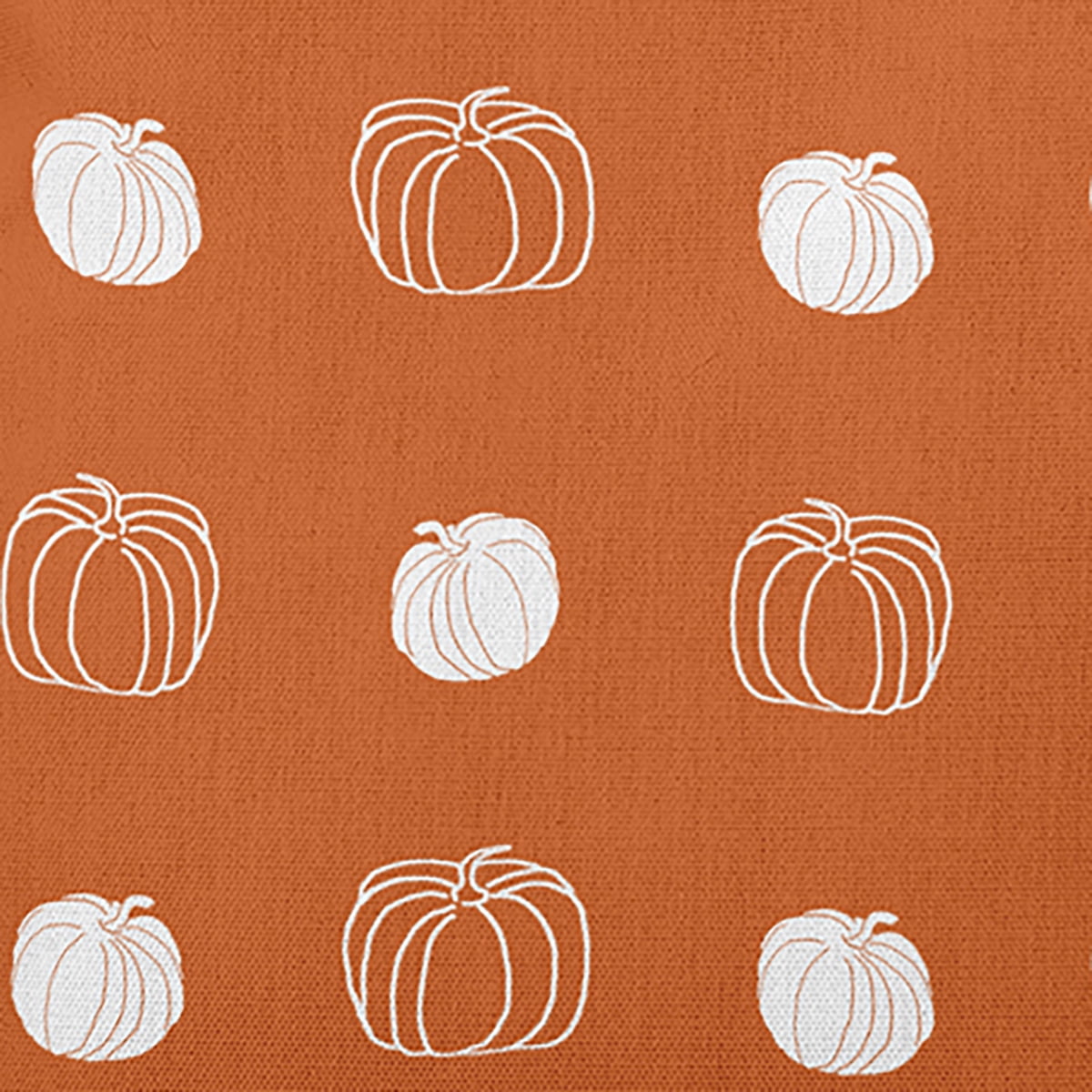 20" x 20" Simply Daisy Pumpkin Pattern Polyester Accent Pillow, Dusty Orange Qty 1
