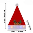 thumbnail image 2 of 2026 Christmas Indoor Home Decor Christmas LED Light Up Santa Hat Elks And Snowman Series, 2 of 4