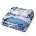 thumbnail image 3 of Eeyore Cartoon Fleece Blanket for Boys Girls Kids, Ultra Soft Cozy Warm Flannel Throw Blankets, Plush Blanket Gifts for Bed Sofa Living Room Couch Home Decor 40"X30", 3 of 7