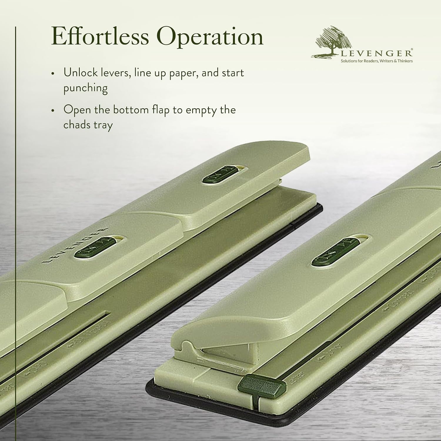 Circa 1-2-3 Portable Discbound Hole Punch, Heavy-Duty Mini Paper Puncher for Disc Notebooks, Business Home Office Supplies