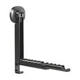 thumbnail image 7 of Wall-Mounted Plastic Suction Cup Storage Rack - Foldable & Retractable Organizer for Towels/Clothes, Perfect for Bathroom/Laundry Room, Space-Saving Portable Shelf for Home Use, 14*11*3in, Black, 7 of 7