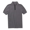 thumbnail image 4 of Toimothcn Polo Shirts For Men Lapel Short Sleeve Simple Solid Color Polo Shirts Buttons Up Breathable Loose Fit Sports Shirts Comfy Mens Clothing, 4 of 4