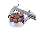 thumbnail image 4 of ZICANCN Round Pill Box Organizer with 3 Compartment, Cat Halloween Kawaii Wreath Portable Travel Pill Cases for Pocket or Purse, 4 of 6