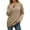 Khaki, variant on womens fall tops Women's Pullover Sweater Winter Knitted Cozy Warm Long Sleeve Round Neck Elegant Casual Blouse Loose Fit Comfortable Daily Wear Fall Fashion
