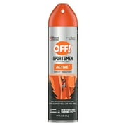 OFF! Sportsmen Active Insect Repellent VI,Mosquito Bug Spray, 7.5 fl oz