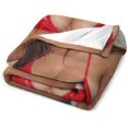 thumbnail image 3 of Sexy Actress Emily Ratajkowski Blanket 7 Fleece Blankets Soft Fuzzy Plush Flannel Throw Blanket Lightweight 300GSM for All Seasons 40"x50", 3 of 5