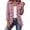 Pink, variant on Naotn Open‑Front Ruffled Lapel Collar Jacket for Women Fall Trendy Casual Long Sleeve Button Down Outerwear