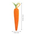 thumbnail image 3 of 4 piezas de adornos colgantes de zanahoria de Pascua, zanahorias artificiales de espuma, cesta de Pascua, decoración para árbol de Pascua., 3 of 5