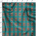 thumbnail image 3 of Soimoi Green Modal Satin Fabric Crabs Ocean Decor Fabric Printed Yard 42 Inch Wide, 3 of 6