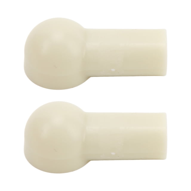 Ensemble de Joint de Rotule de Tige de Poussée, Ensemble de Réparation de Tige Supérieure Convertible Durable 2PCS Blanc Compact Exécution Exquise pour Voiture