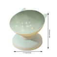 thumbnail image 2 of Elevated Cat Bowls Set for Indoor - Durable Raised Food and Water Dishes - Stylish PP Design for Easy Eating and Drinking Comfort, 2 of 3