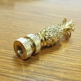 thumbnail image 2 of Royal Designs, Inc. Vintage Pineapple Lamp Finial for Lamp Shade, F-5026PB-2, Polished Brass, Pack of 2, 2 of 4
