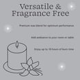 thumbnail image 4 of Mainstays Votive Candles, Unscented, Black, 4 Pack, 4 of 12