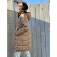 thumbnail image 4 of Rokka&Rolla Women's Heavy Long Winter Coat with Fleece Hood Parka Jacket, 4 of 12