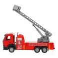 thumbnail image 4 of KALLORY Alloy Vehicle Fire Truck Toy Educational Toy Model 1Pack, 4 of 7