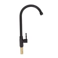 thumbnail image 1 of Kitchen Vintage Faucet Hot And Cold Water Mixer Tap Bright Brushed Finish Black  For Bathroom ANGGREK Otros, 1 of 7