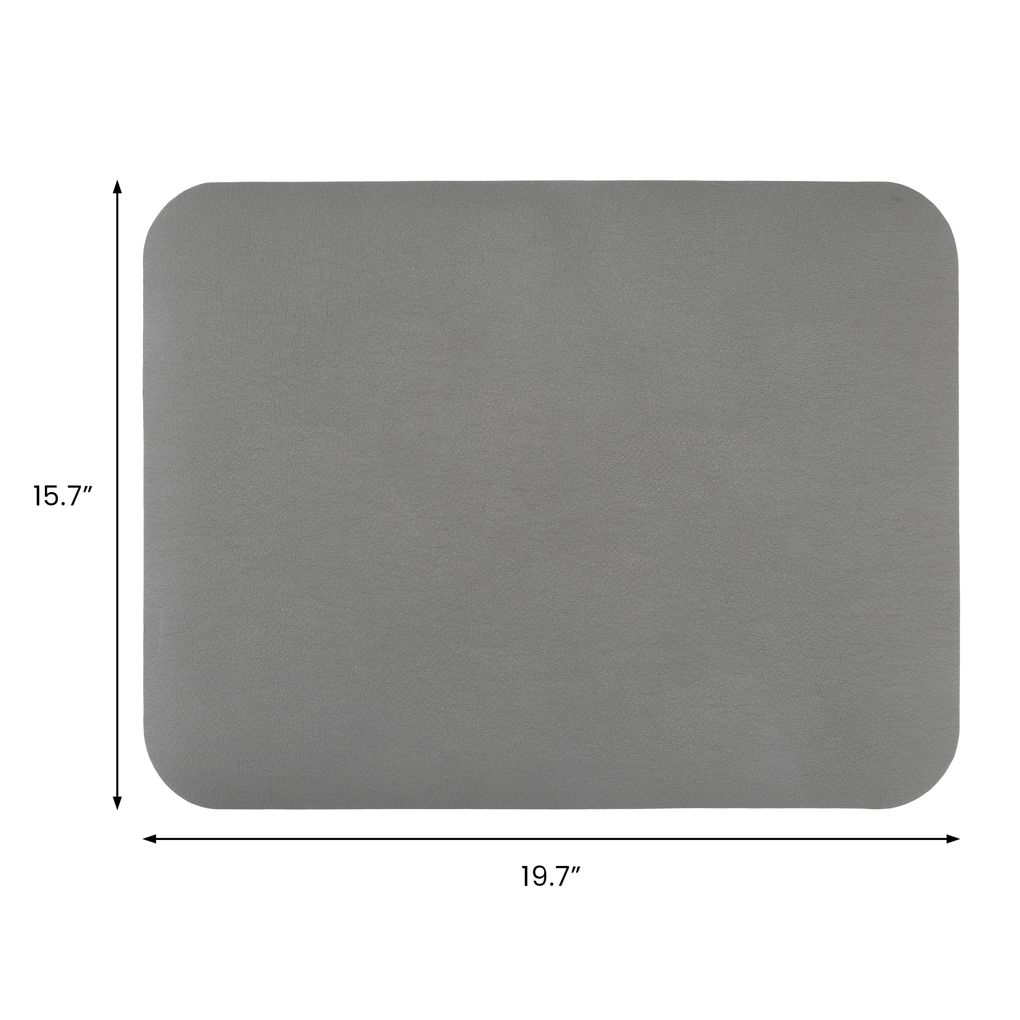 Unique Bargains Large Quick Dry Coffee Bar Mats for Countertop Dark Gray 19.7*15.7 inch
