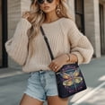 thumbnail image 4 of Kuiaobaty Dragonfly Print Vegan Leather Crossbody Bag for Women, Vintage Medium Size Shoulder Purse Crossbody, Sturdy Waterproof Messenger Handbag with Adjustable Strap for Travel, 4 of 7